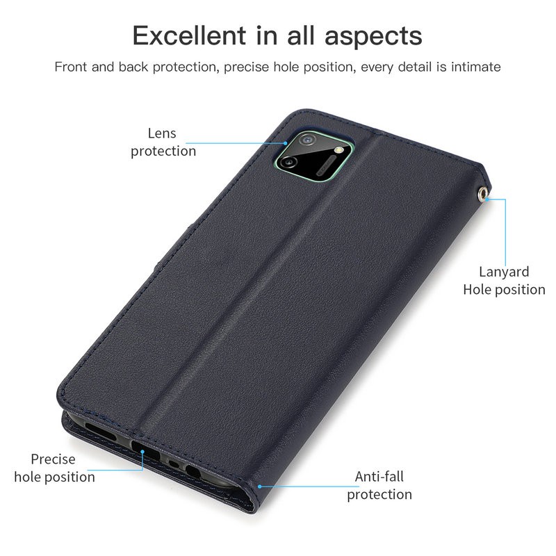 Bao da điện thoại nắp lật ngăn đựng thẻ Samsung A20s A10s A01 M51 M31 M30s M21 M30 M20 M11 M10 A11 A6 A7 A8 A9 Plus | BigBuy360 - bigbuy360.vn