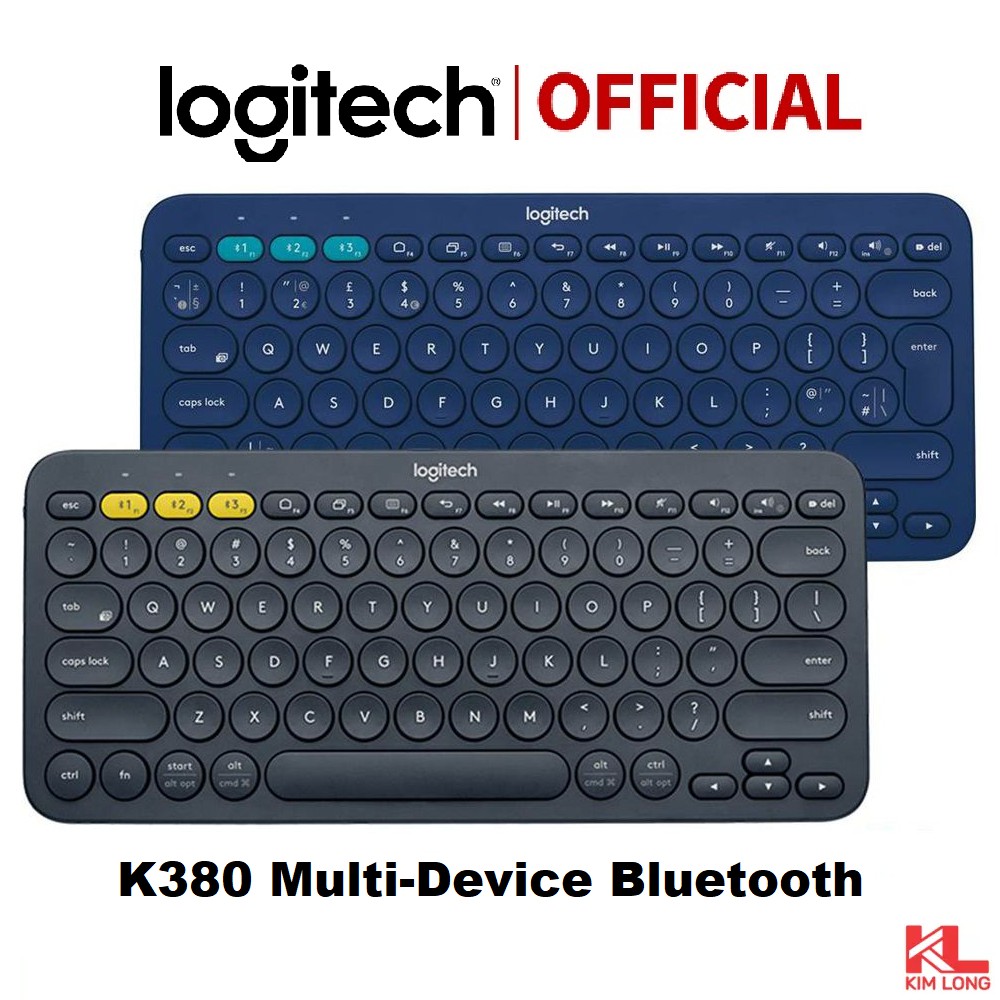 Bàn phím Bluetooth Logitech K380 Multi-Device - Kết nối Bluetooth cùng lúc 3 thiết bị