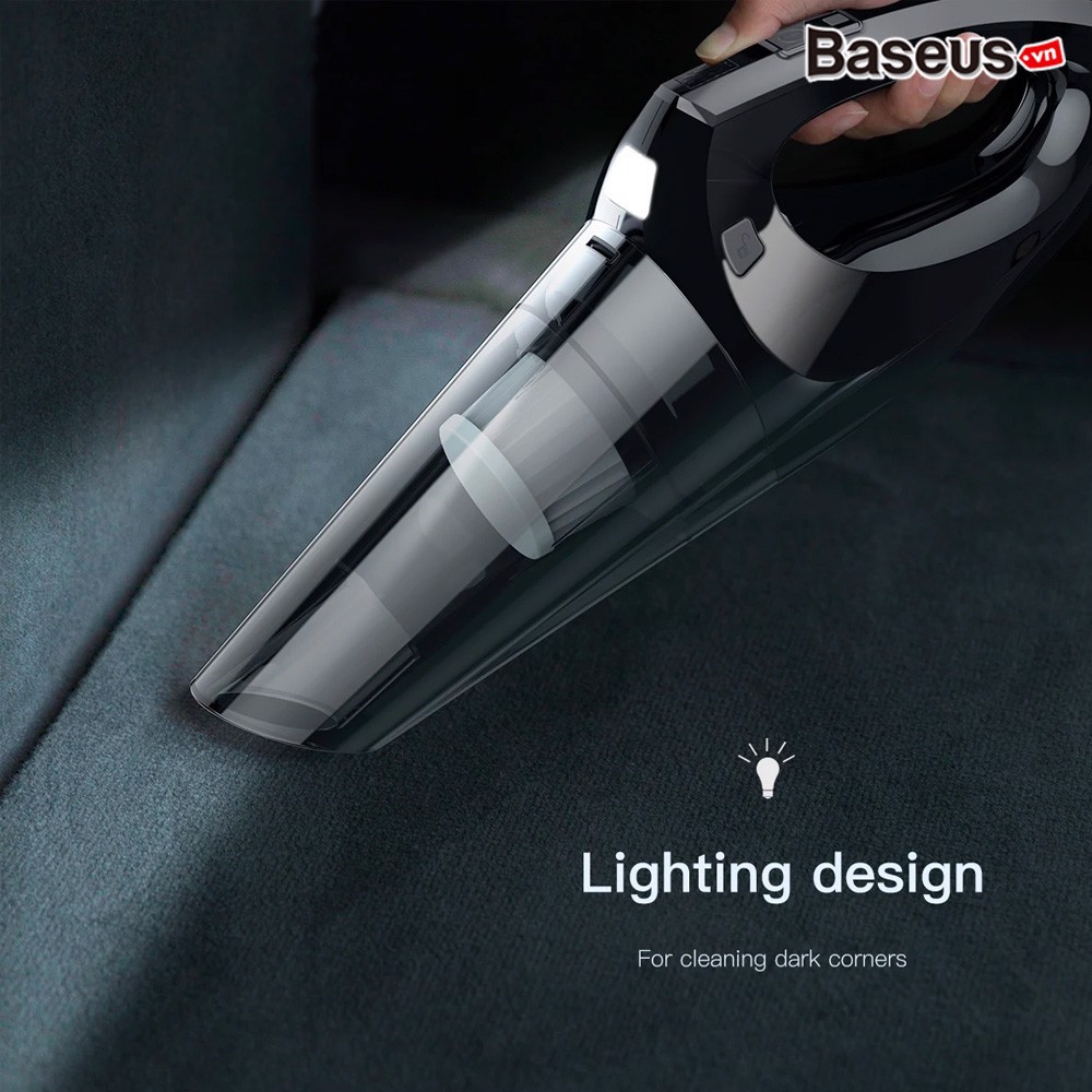 Máy hút bụi cầm tay Mini dùng trong xe ô tô (xe hơi) Baseus Shark One H-505 Car Vacuum Cleaner (4000 Pa / 65W, Wireless)