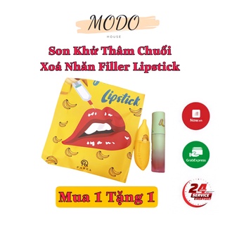 Son filler Khử Thâm Collagen Son Chuối Banana fliller Lipstick Tặng 01 Son Kem Siêu Lì P.A.R.E.A