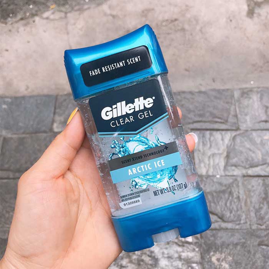 Lăn Khử Mùi Nam 48H Dạng Gel Gillette 107g