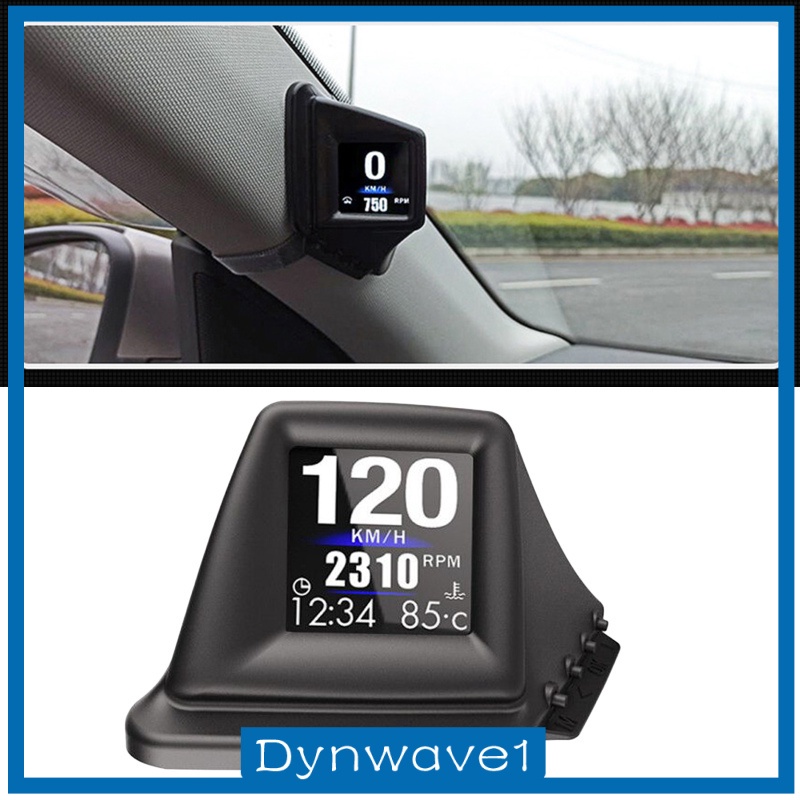 Màn Hình Hiển Thị GPS OBD2 OBD Vôn Kế LCD Cho Xe Hơi