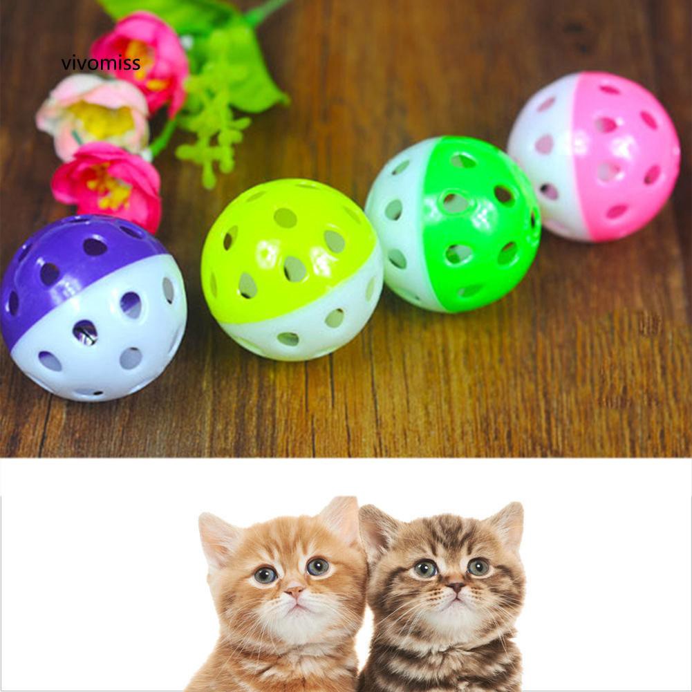 Bóng nhựa có chuông đồ chơi cho mèo