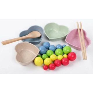 [RẺ VÔ ĐỊCH] ĐỒ CHƠI GỖ GẮP BI CHO BÉ