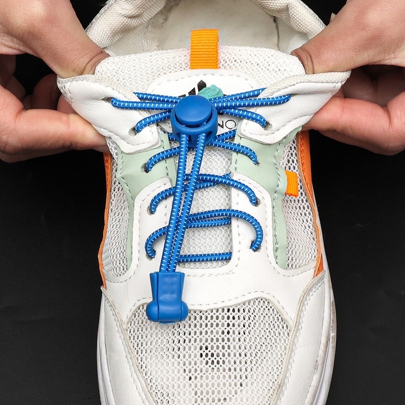 1 Cặp Dây Giày Khóa Tròn Nhiều Màu Sắc