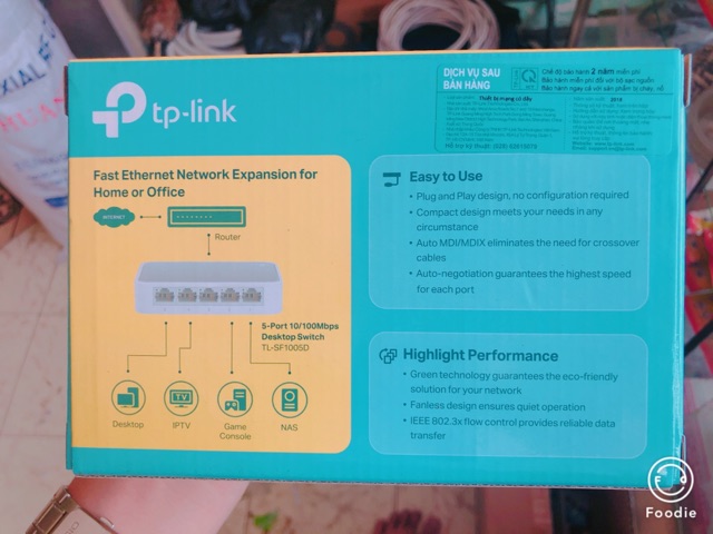 Switch  5 PORT TPLINK  100M  chính hãng