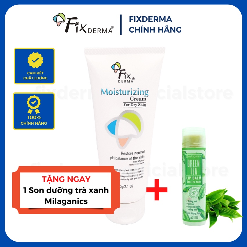 Kem Dưỡng Trắng Da Toàn Thân Fixderma Moisturizing Cream (60g): cân bằng độ ẩm, duy trì độ đàn hồi
