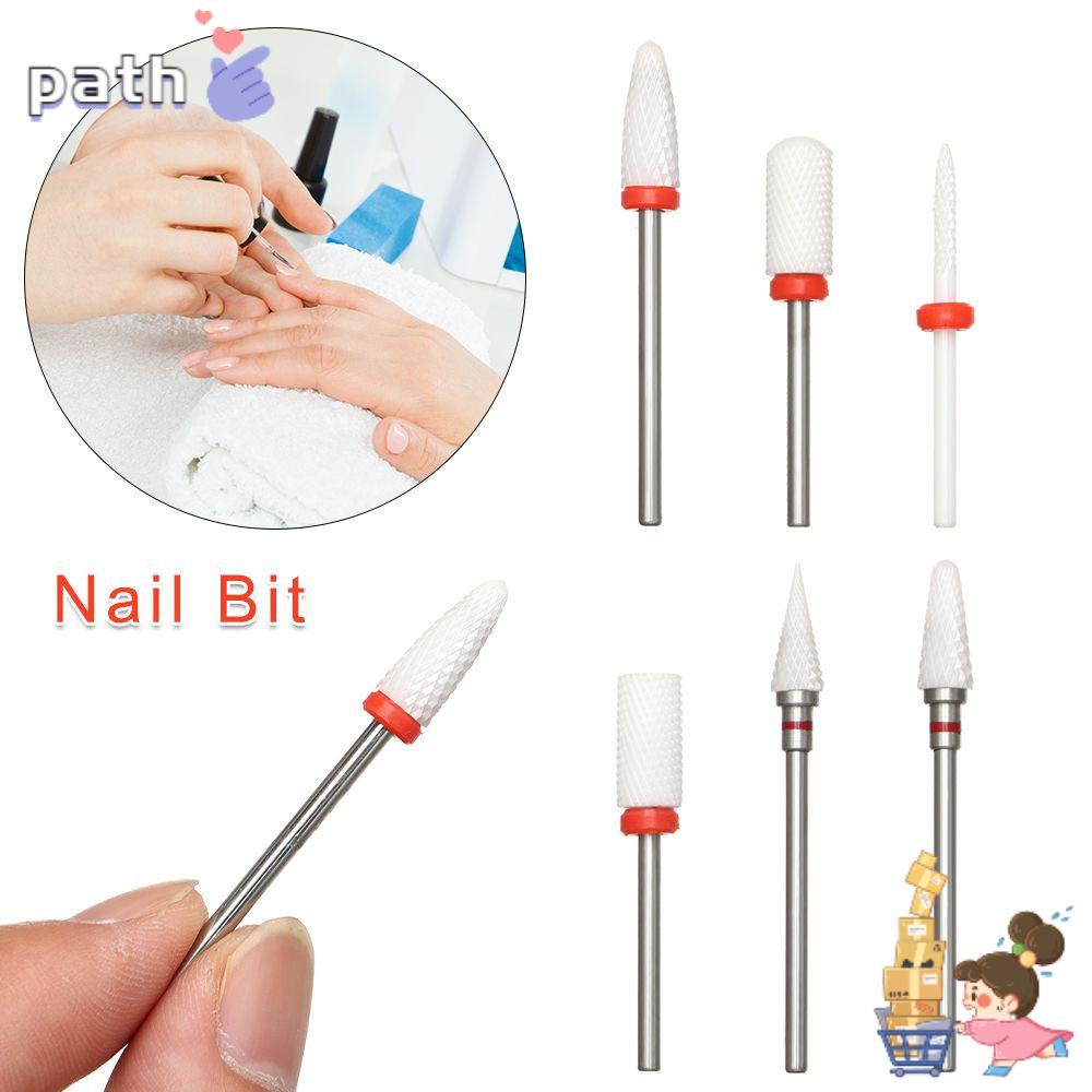 ♪Con đường♪ Đầu Mài Sứ Cho Máy Mài Móng Tay Tiện Dụng