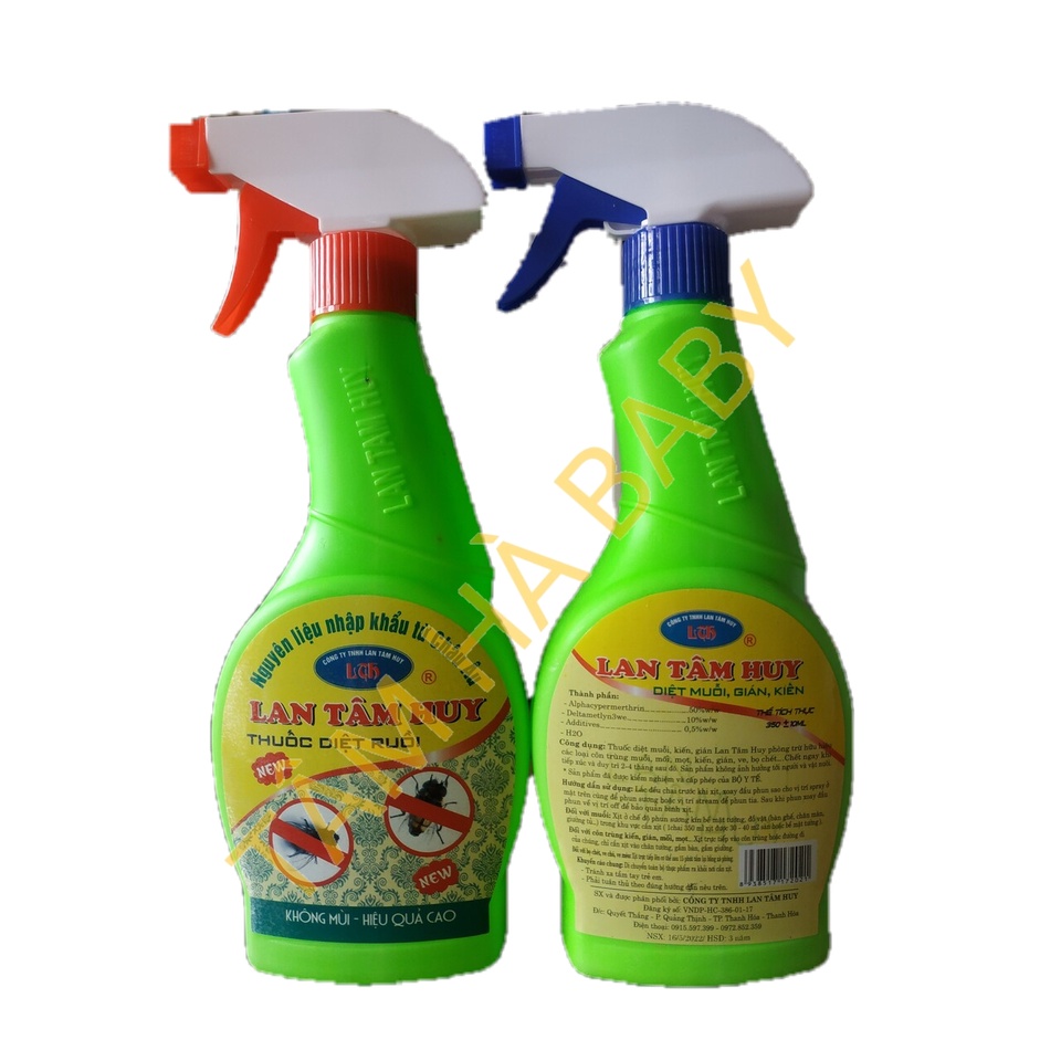 Bình xịt diệt ruồi Lan Tâm Huy 350ml