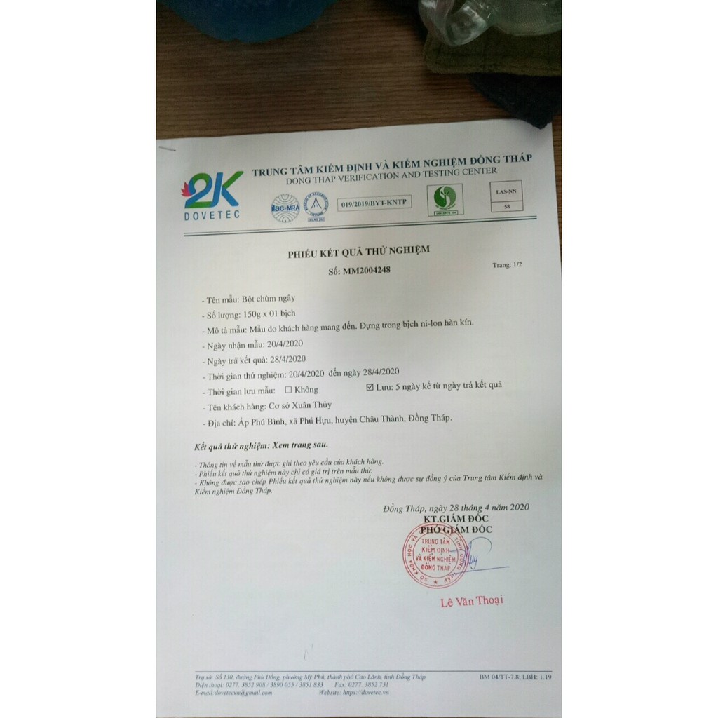 BỘT CHÙM NGÂY - 100G