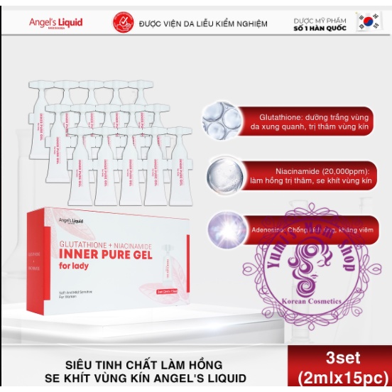 Tinh chất Angel Liquid Glutathione Plus Niacinamide Inner Pure Gel