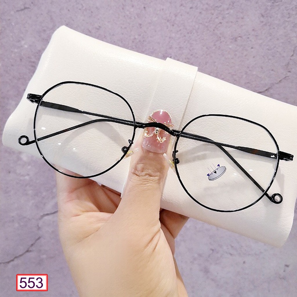 [Mã FARSSTGRE giảm 5K đơn bất kỳ] MẮT KÍNH GỌNG CẬN CHÂN XOẮN TRÒN 553 NEW FASHION SIÊU DỄ THƯƠNG | BigBuy360 - bigbuy360.vn