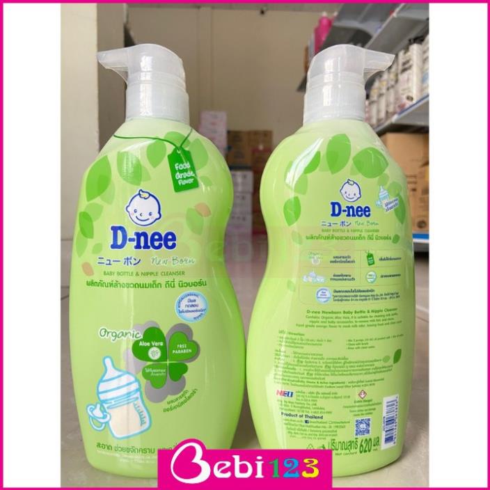 Nước Rửa Bình Sữa Dnee Organic 620ml - sạch sẽ và an toàn cho bé