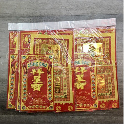 Giấy cúng SAO Cửu Diệu Tinh Quân