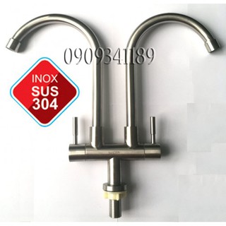 vòi rửa chén đôi inox 304 - Vòi Rửa Chén Inox 304 - Vòi Rửa Chén Lạnh