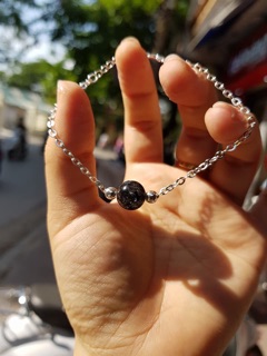 Bộ trang sức thạch anh tóc đen