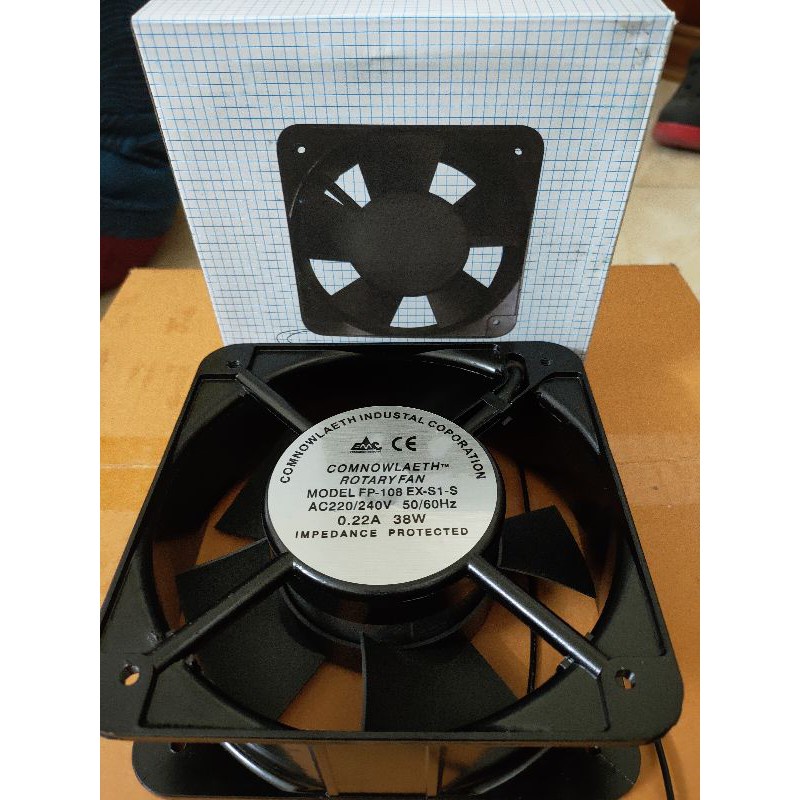 Quạt thông gió quạt hút tủ điện sắt 150x150x50 220V
