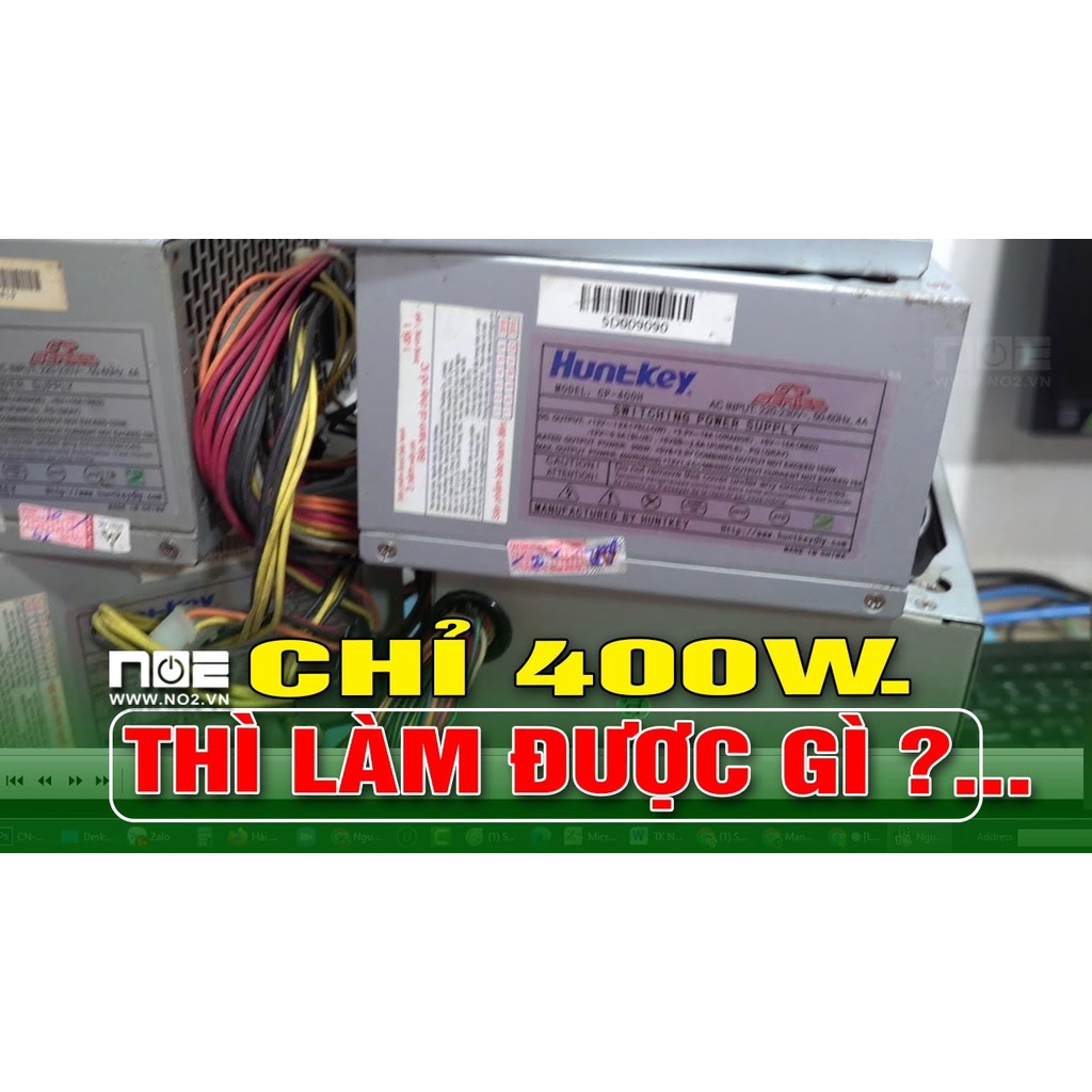 Nguồn Máy tính huntkey 400w, hoặc nguồn nhập hàng đẹp như mới
