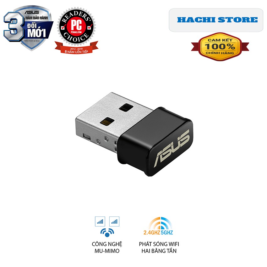 USB Wifi chuẩn AC1200 Asus USB-AC53nano - Hàng Phân Phối Chính Hãng | BigBuy360 - bigbuy360.vn