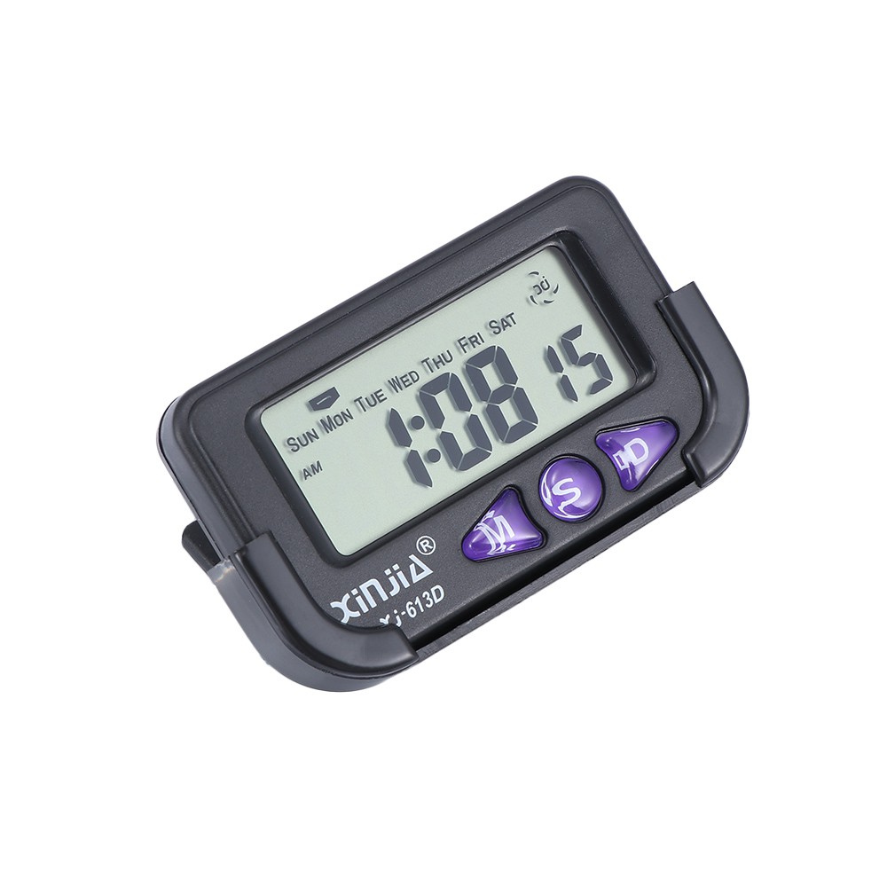 Đồng hồ điện tử báo thức có màn hình LCD nhỏ gọn 72 *44*27mm mang đi