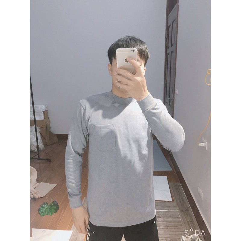 Áo thun dài tay thu đông, cổ 3 phân nam 5 mầu  ,mềm mại, dễ chịu, thoáng mát, thấm mồ hôi, lịch sự | BigBuy360 - bigbuy360.vn