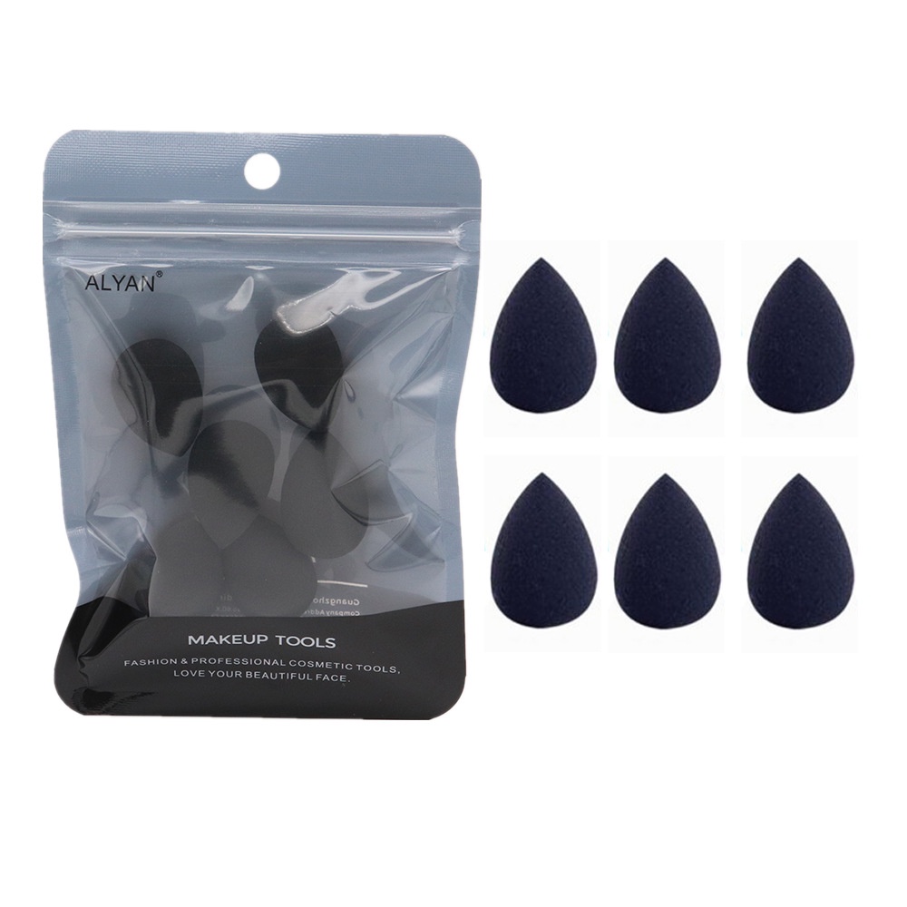 Set 6 Mút Trang Điểm Mini Dùng Để Tán Kem Nền / Che Khuyết Điểm