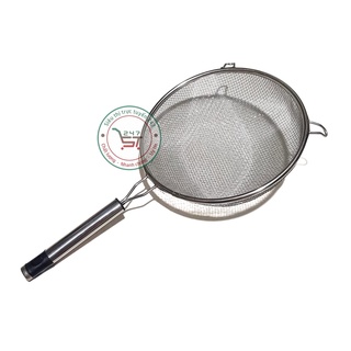 Vợt inox rây bột inox nhiều kích thước bền đẹp sáng bóng