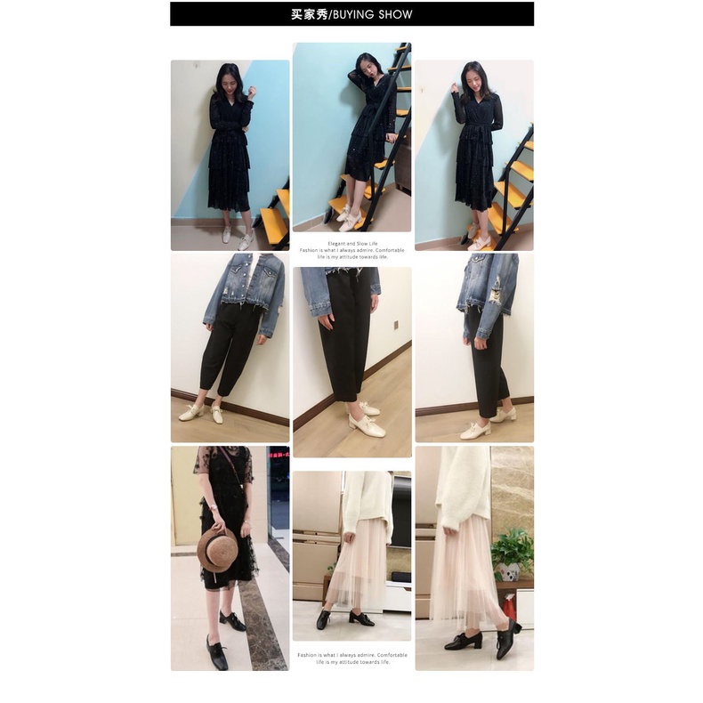 Giày Mary Jane cao gót da phong cách Hàn Quốc xinh xắn thời trang dành cho nữ