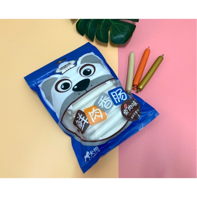 Xúc xích dinh dưỡng cao cấp Taotaopets cho thú cưng 500g- bịch 30 cái (Xúc xích ăn liền bổ sung dưỡng chất cho chó mèo)
