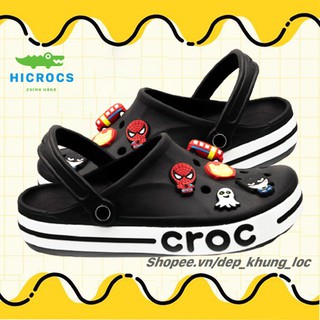 dép cross💖FREESHIP💖dép cross quai ngang màu đen HICROSGTY54