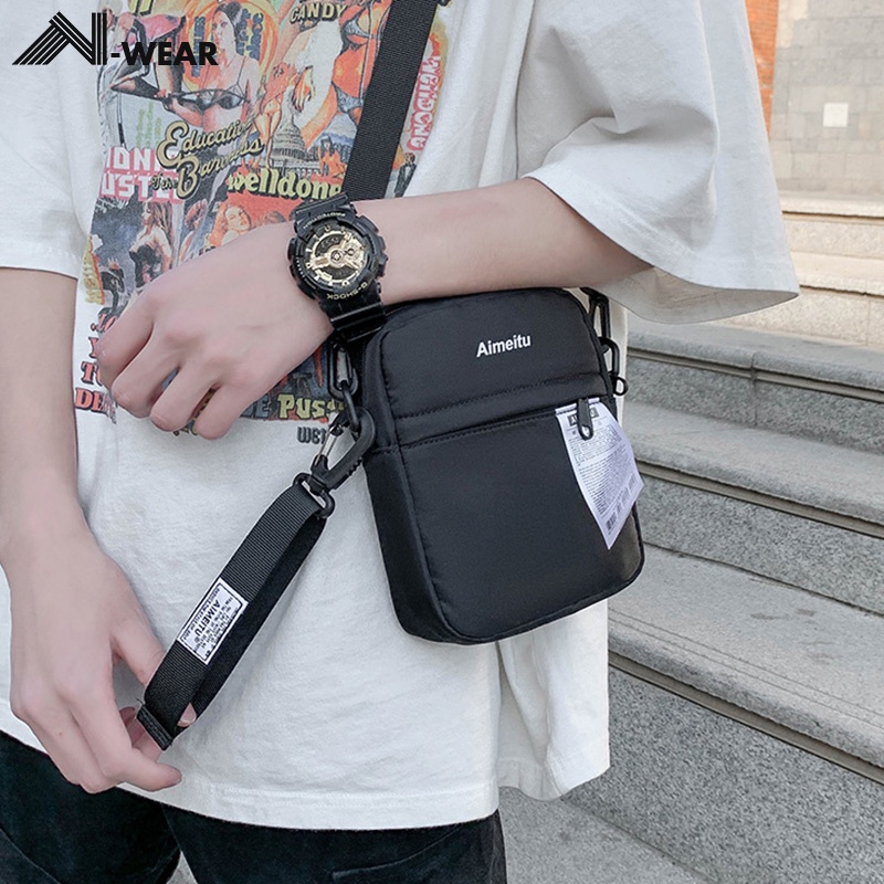 Túi đeo chéo mini nam cao cấp chống thấm nước, Túi nam đeo chéo đi học, đi chơi, du lịch, dã ngoại TC1518