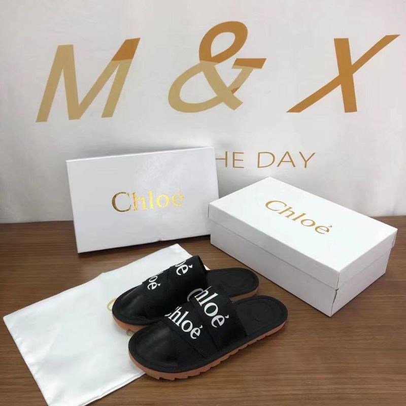 x(ẢNH THẬT) Dép Sục Chloe Quai Chéo Vải Phối Da Xịn Mềm Êm Fullbox Bill Túi Cao Cấp