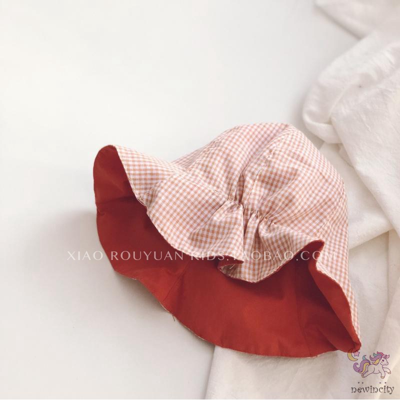 Mũ Xô Hoạ Tiết Trơn Phong Cách Hàn Quốc Đáng Yêu Cho Bé