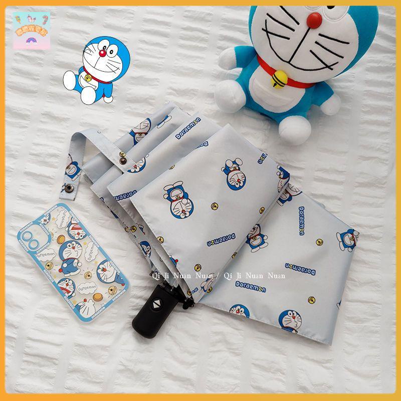 Dù Che Nắng Tự Động Toàn Diện Họa Tiết Doraemon Hoạt Hình Phong Cách Mới 2022 Cho Bé Gái