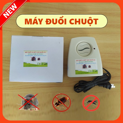 Máy Đuổi Chuột Bằng Sóng Siêu Âm ⚜️FREESHIP⚜️ Đuổi Chuột Gián Muỗi Hiệu Quả