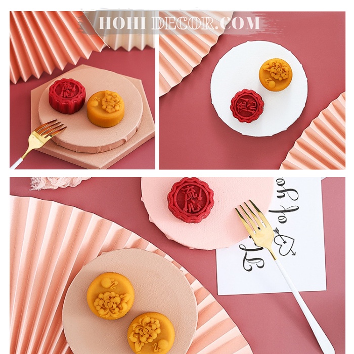 Quạt Giấy Chụp Ảnh, Quạt Xếp Ly Decor Trang Trí Phong Cách Cổ Truyền - Shop Hohi Decor