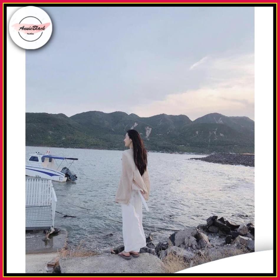 [Mã  ANUI20 hoàn 20k xu đơn 0đ] Áo Len Cardigan Mỏng 🦋 Áo Khoác Len Nữ Dáng Dài 2 Màu 🦋 AB | BigBuy360 - bigbuy360.vn