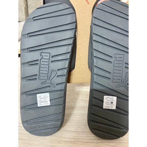 DÉP PUMA XÁM LOGO BÁO HỒNG CỰC XINH♥️Sẵn Size 8