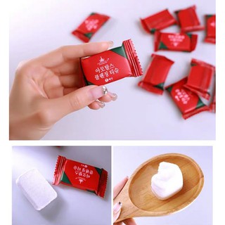 khăn nén khăn khô sợi bông tự nhiên hàn quốc