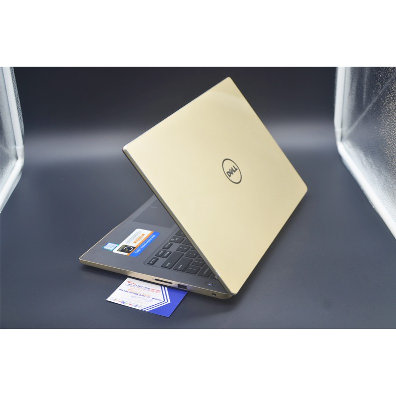 Laptop Dell N7460, Core i5 7200U SSD128+500G Vga rời 940MX Full HD Đèn phím Màu Gold Viền Siêu mỏng