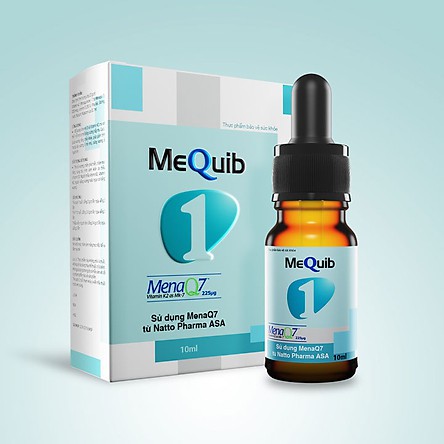 MeQuib 1 10ml - Bổ sung vitamin D3 và vitamin K2 cho trẻ