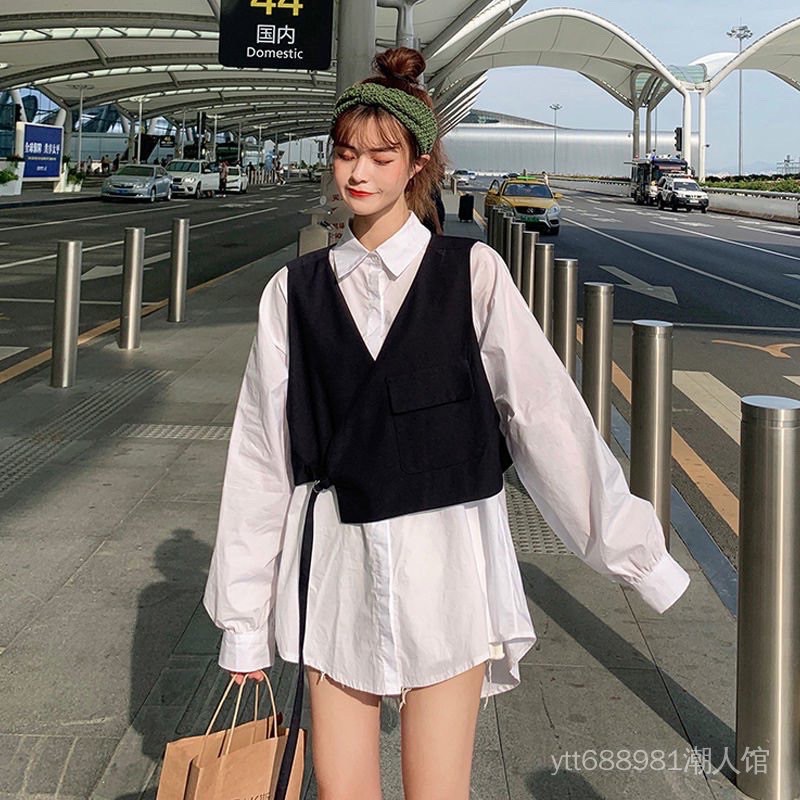 Áo Vest Gile Croptop Khoác Ngoài Menswear Style Cá Tính