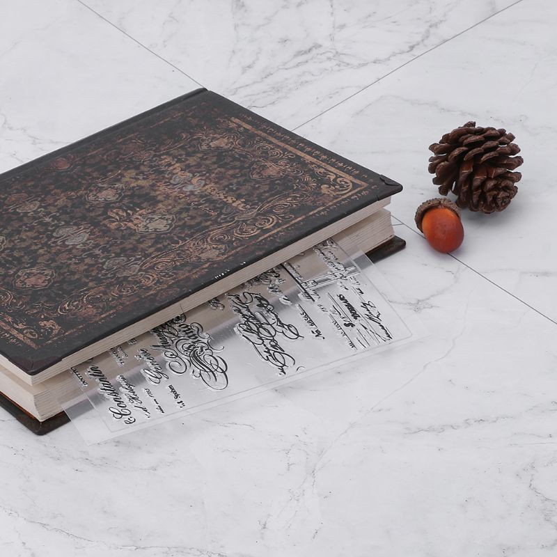 Con Dấu Trong Suốt Bằng Nhựa PVC Với Họa Tiết Đáng Yêu Dùng Trang Trí Sổ Tự Làm