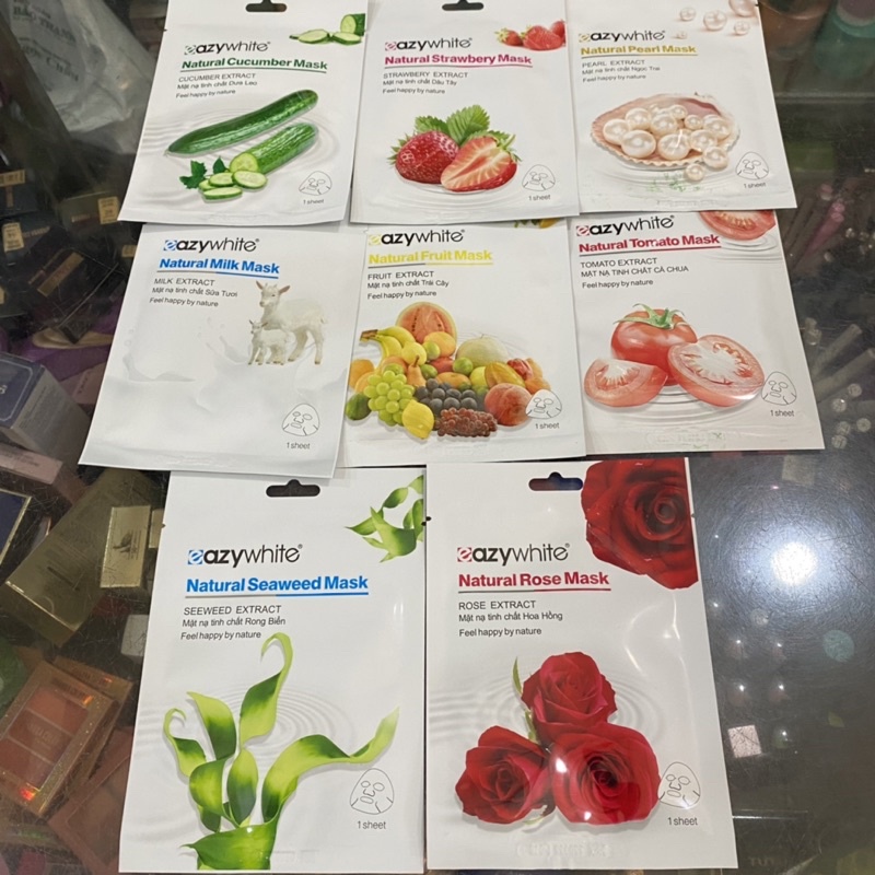 10 MIẾNG MẶT NẠ EAZYWHITE CHỈ 59K