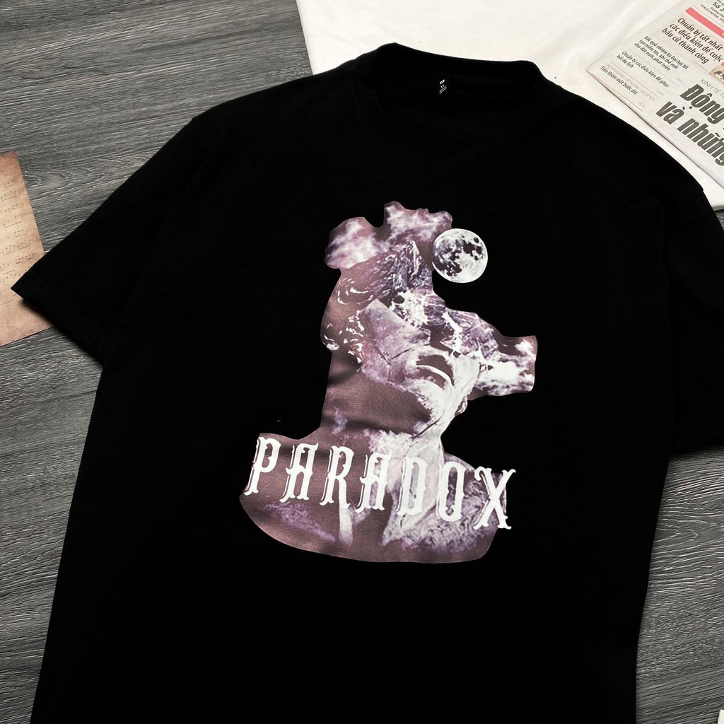Áo thun in hình 5D Paradox Tee cao cấp , áo phông T shirt nam nữ unisex , tay lỡ from rộng basic