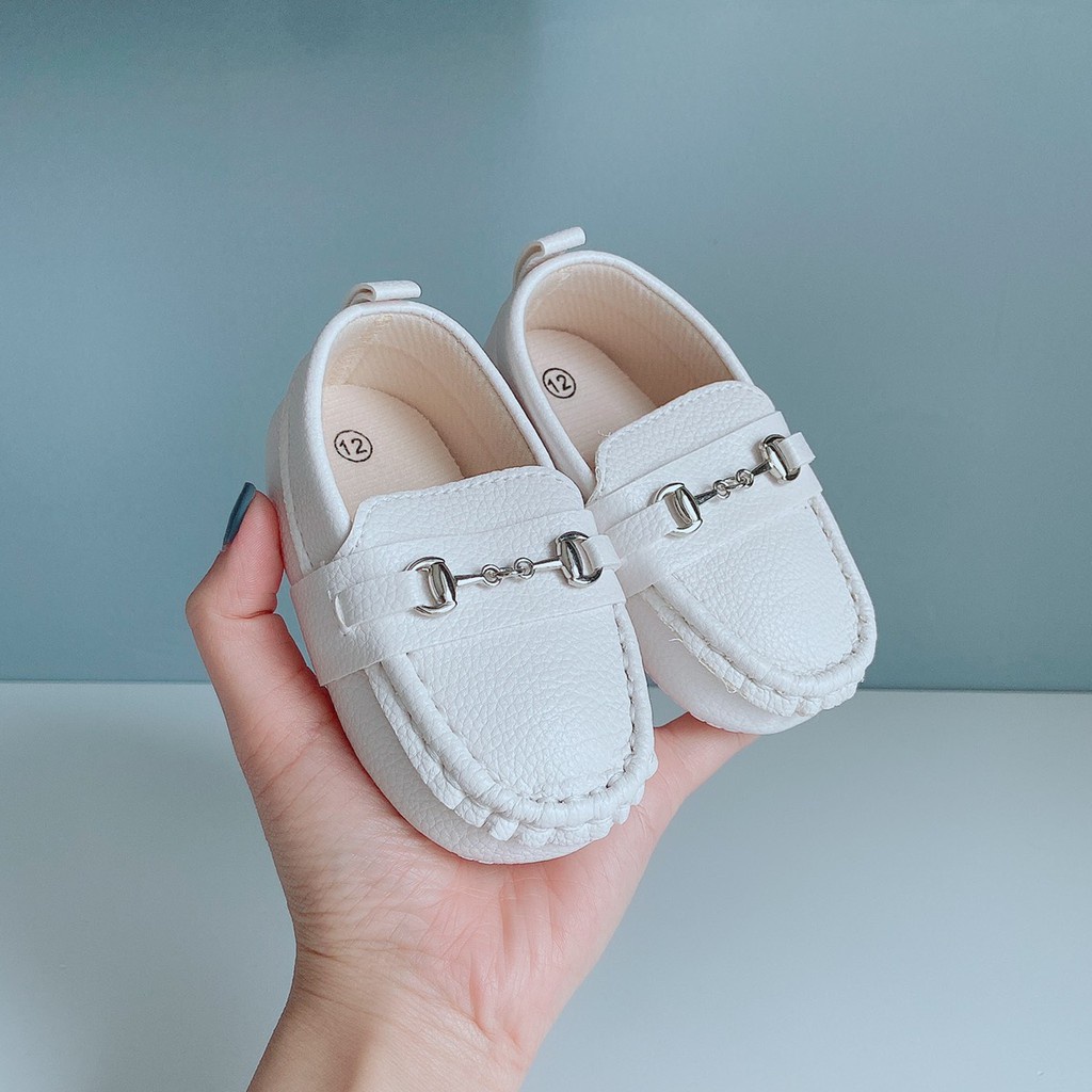 Giày tập đi đế mềm chất da pu siêu mềm mại dễ thương cho bé