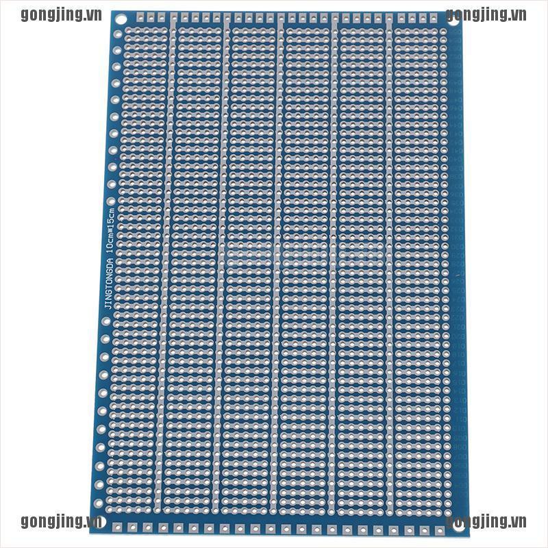 GJ 1pcs 10*15cm Blue Single Side PCB Universal Experiment Matrix Circuit Board VN