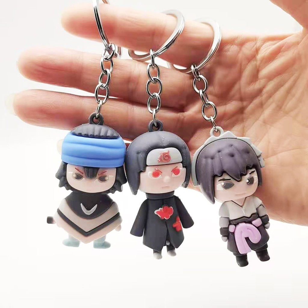 Móc khóa nhựa dẻo nhân vật Naruto Mua Tất (muatatshop)