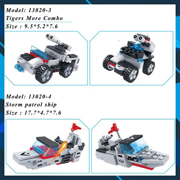 Đồ chơi lắp ghép Đồ Chơi Lắp Ráp Trẻ Em -TÀU CHIẾN MECH-ROBOT Cao 40 cm - LEGOSTYLE