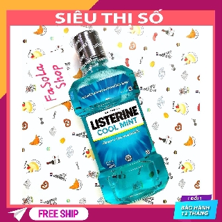 Nước súc miệng Listerine Cool Mint, nước súc miệng hương bạc hà 750ml